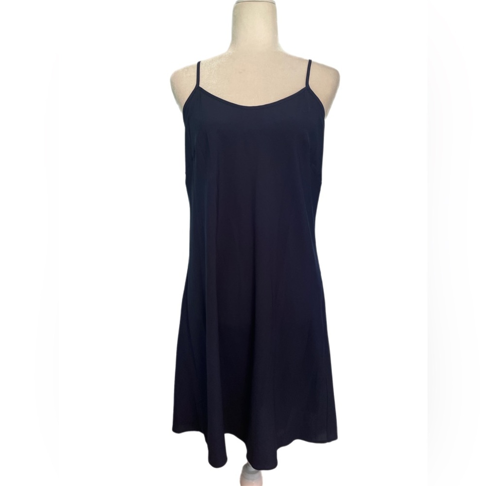 NWOT Nanette Lepore navy blue slip size 10